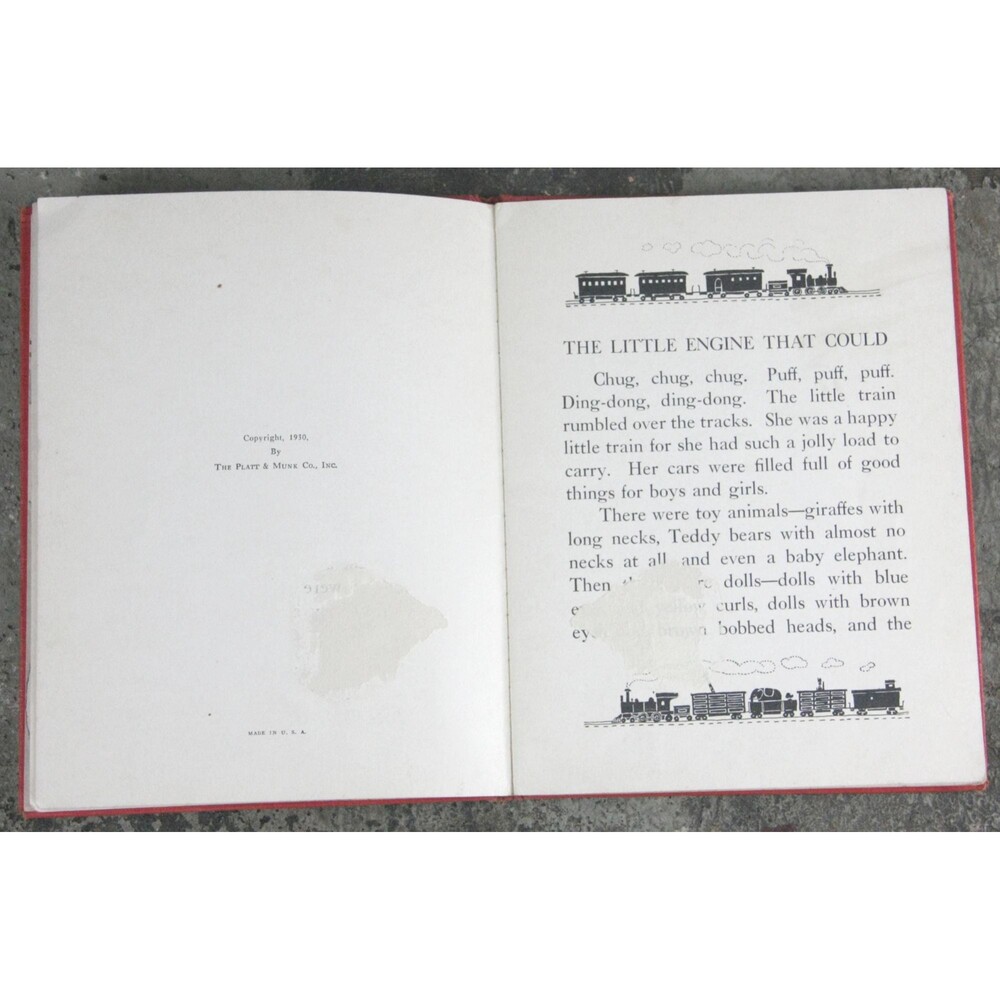 The Little Engine That Could, childrens book by Platt & Munk, True First Edition - Picture 5 of 9